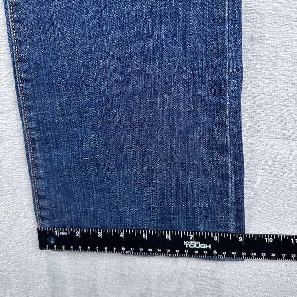 Old Navy Boot Cut Leg Jeans The Dreamer Stretch Womens Blue Size 12 Regular - Picture 9 of 10